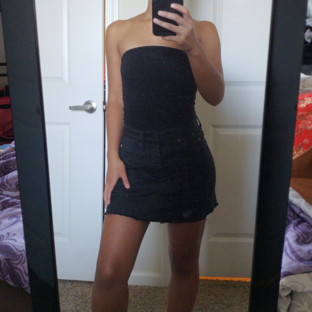 AE Denim Mini Skirt